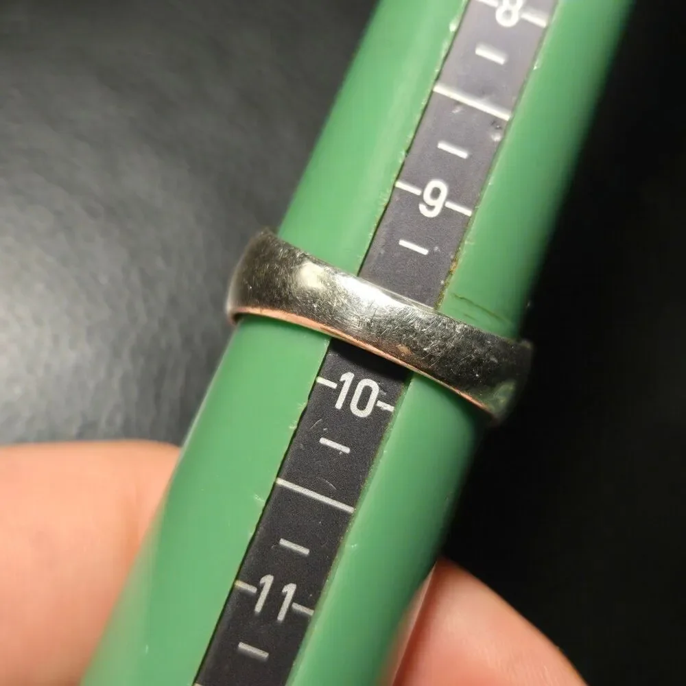 Marcasite vintage sterling silver ring sz 9.5